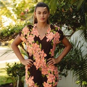 Ava Sky Bougainvillea Romper Bronx